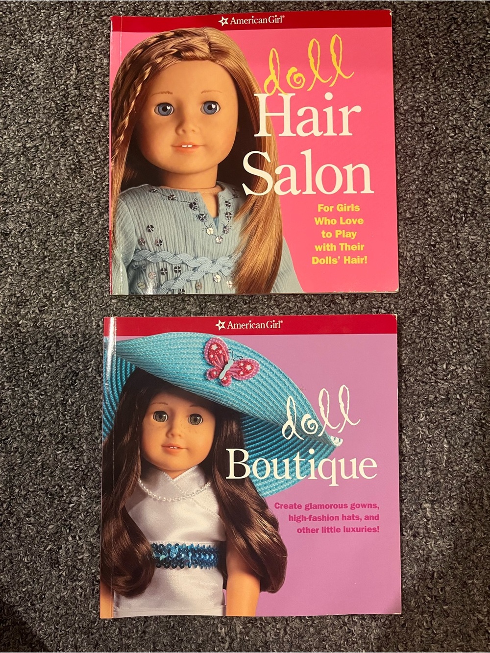 Set of 2 American Girl Doll Craft Book Series